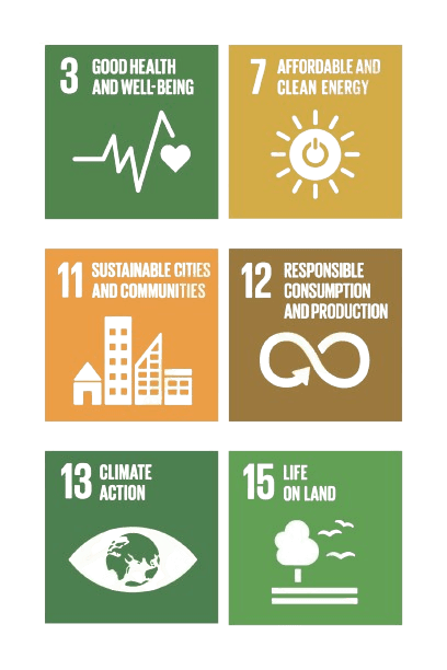 UN SDGs prevalent in our project.